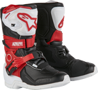 ALPINESTARS Kids Tech 3S Boots - Red/Black/White - US 10 / EU 28