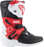 Alpinestars Kids Tech 3S Boots - Red/Black/White