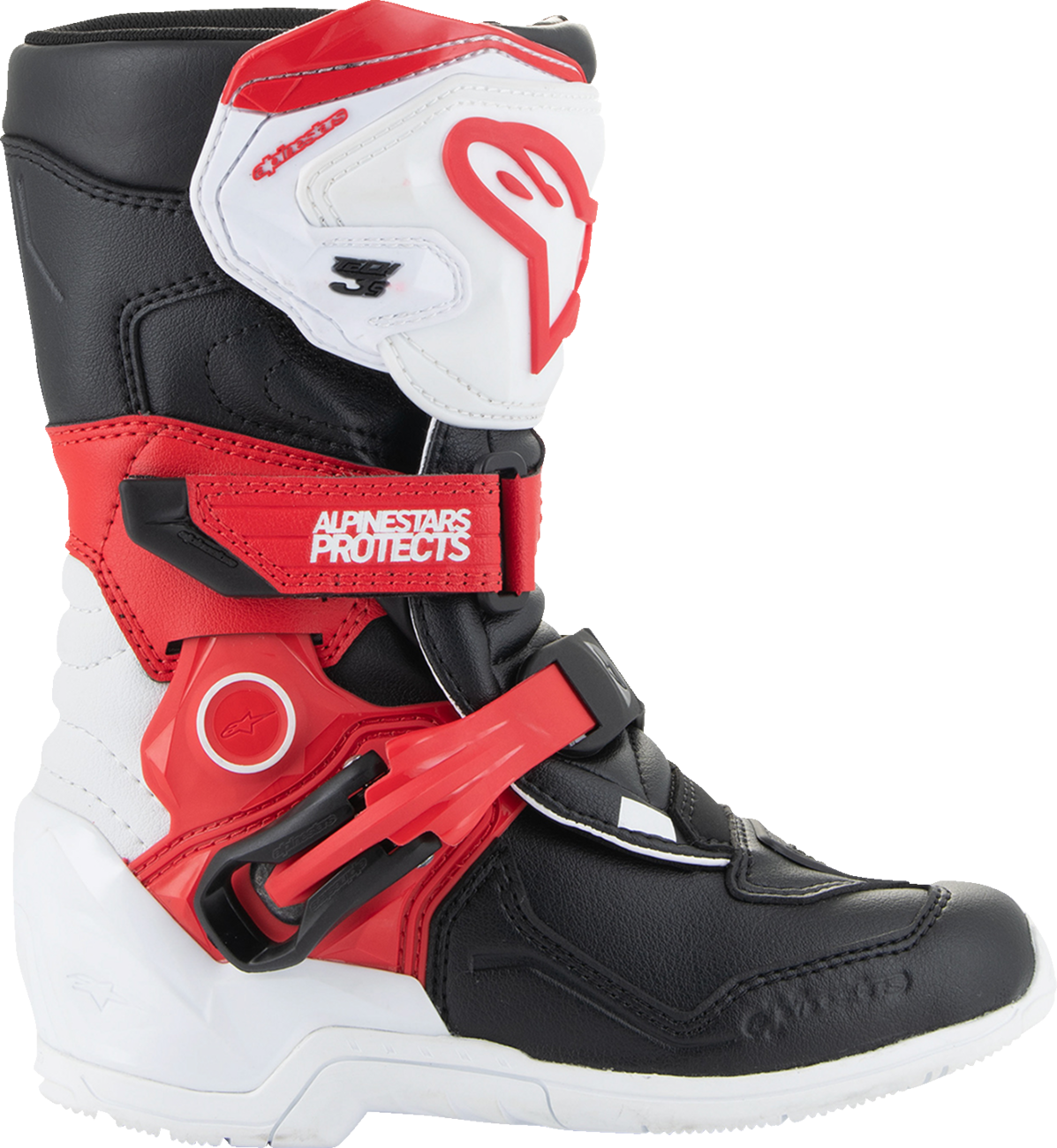 Alpinestars Kids Tech 3S Boots - Red/Black/White