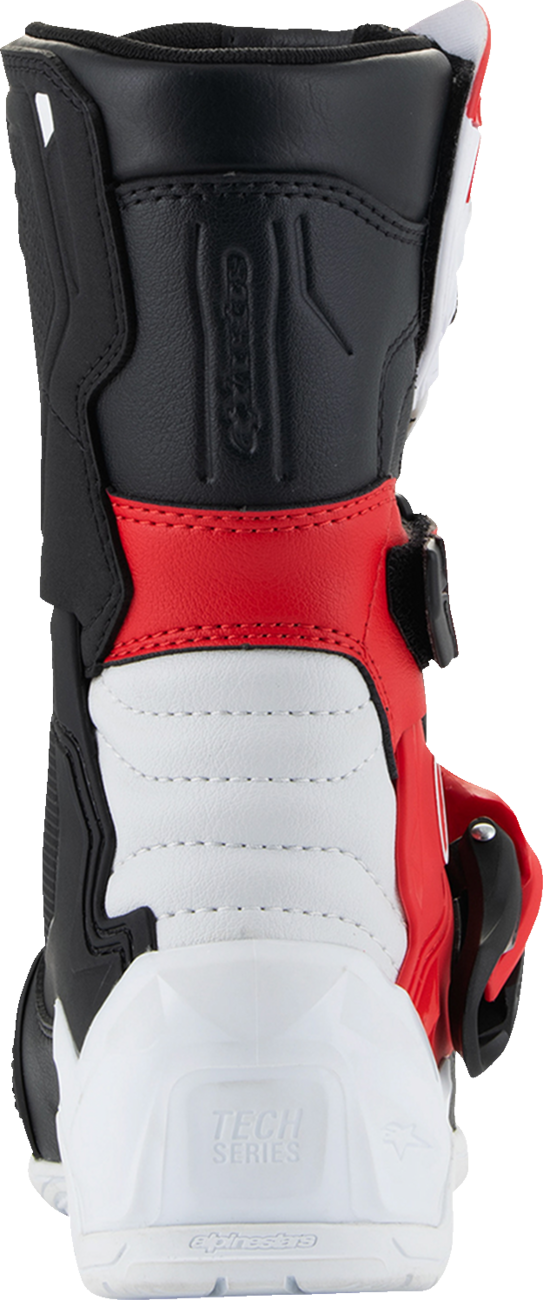 ALPINESTARS Kids Tech 3S Boots - Red/Black/White - US 10 / EU 28