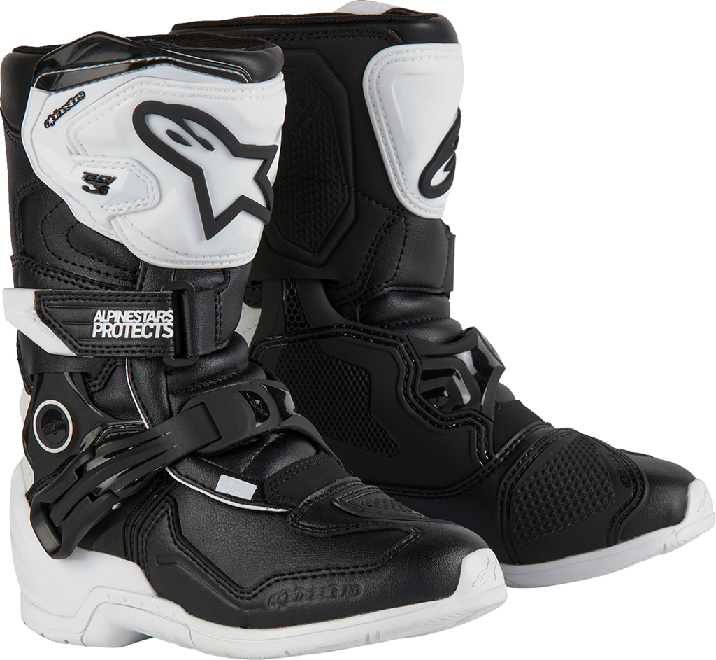 ALPINESTARS Kids Tech 3S Boots - Black/White - US 10 / EU 28