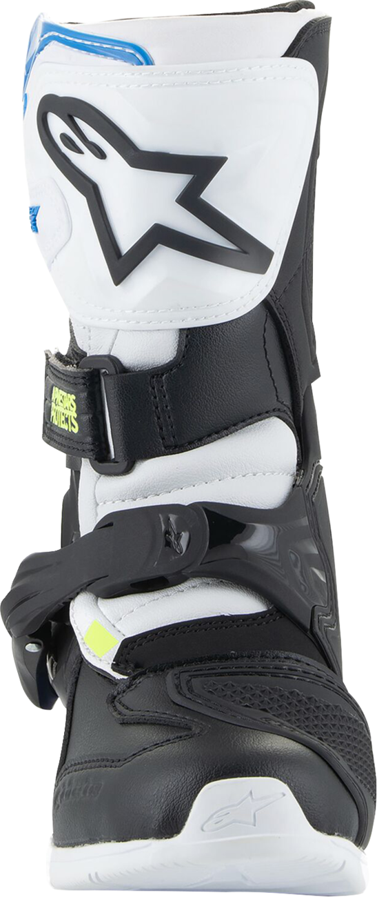 Alpinestars Kids Tech 3S Boots - White/Black/Blue