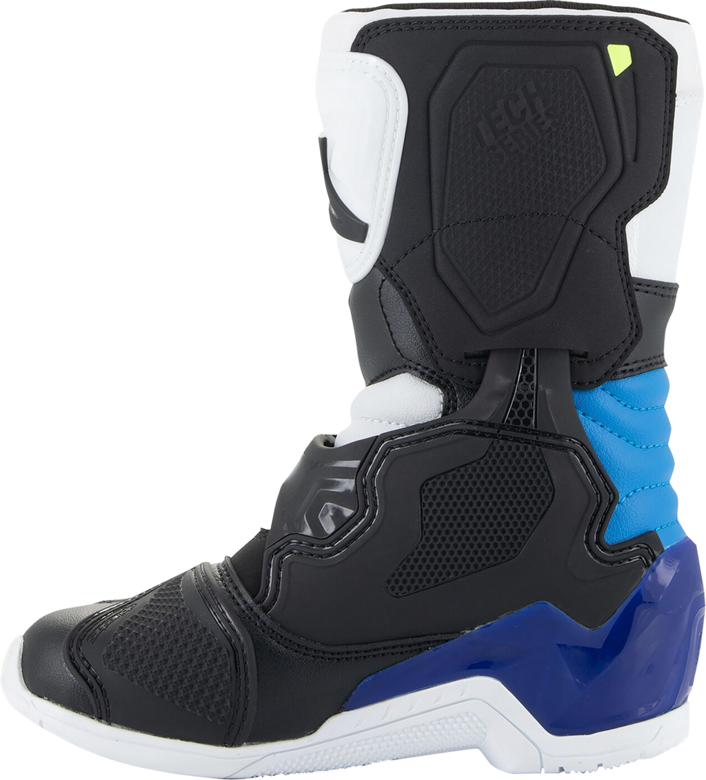 ALPINESTARS Kids Tech 3S Boots - White/Black/Blue - US 10 / EU 28