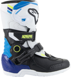 Alpinestars Kids Tech 3S Boots - White/Black/Blue