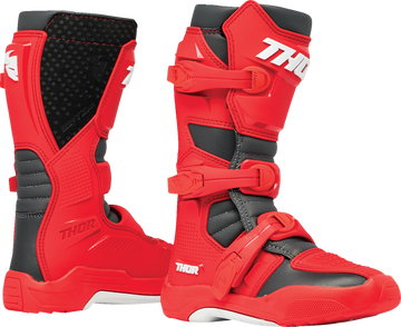 Thor Yth Blitz Xr Rd/ch Boots