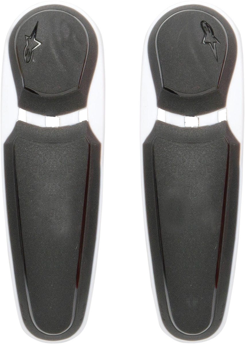 ALPINESTARS Toe Sliders - White/Black