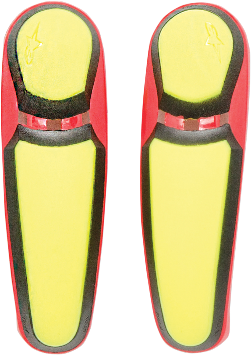 ALPINESTARS Toe Sliders - Yellow/Red