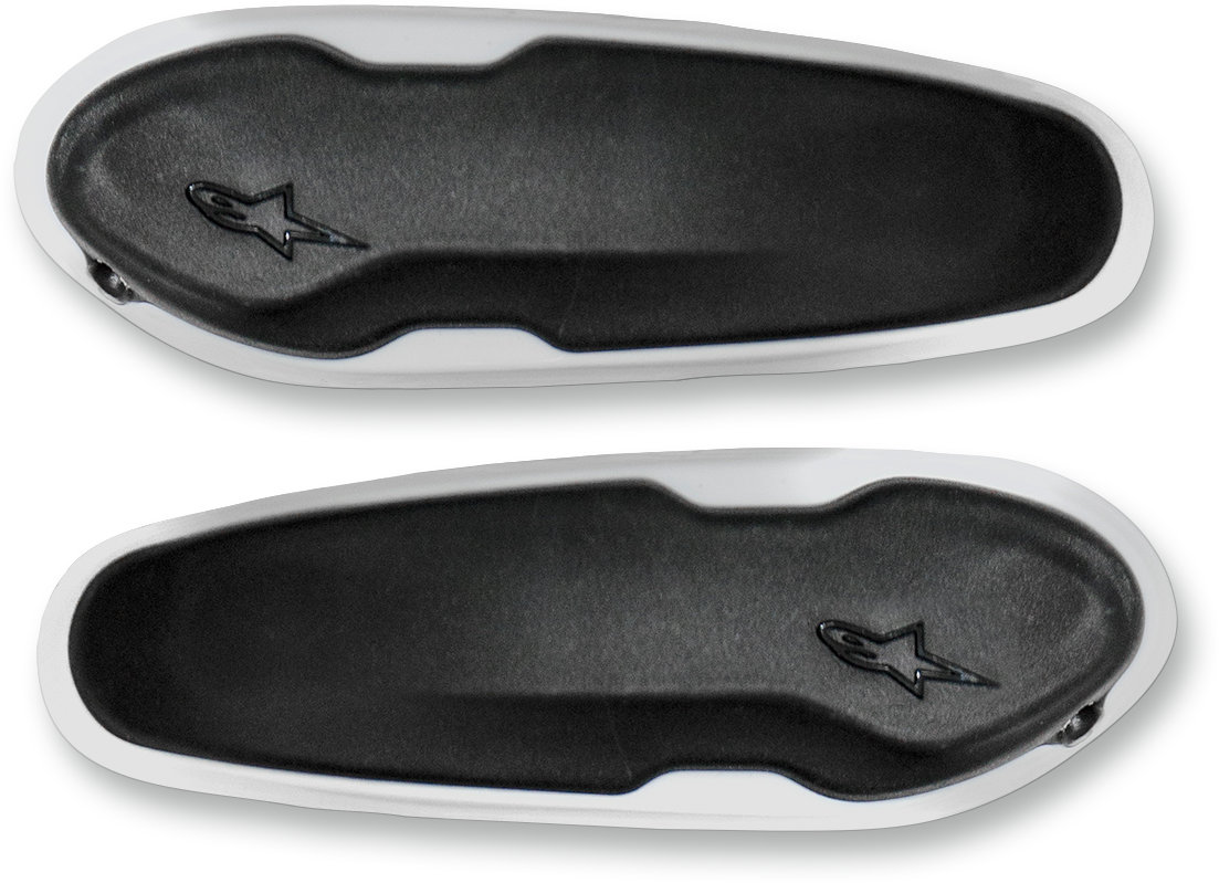 ALPINESTARS Toe Sliders - SMX Plus - White/Black