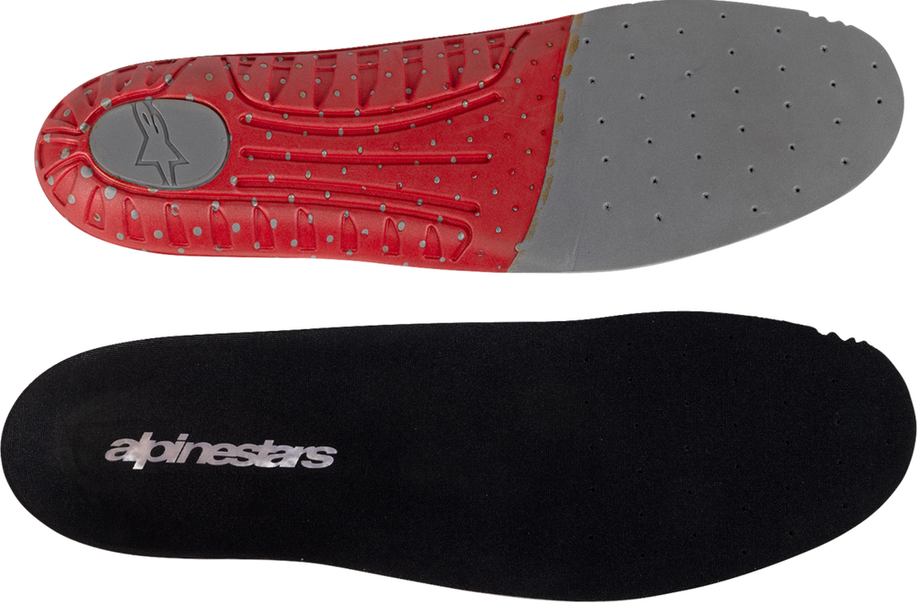 ALPINESTARS Tech 7 Footbed - Dark Gray/Red - Size 9
