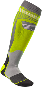 ALPINESTARS MX Plus 1 Socks - Yellow/Gray - Small/Medium