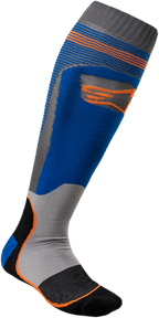 ALPINESTARS MX Plus 1 Socks - Blue/Orange - Small/Medium