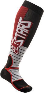 ALPINESTARS MX Pro Socks - Black/Gray/Purple/Orange - Medium