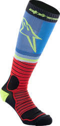 ALPINESTARS MX Pro Socks - Black/Red/Blue/Yellow - Medium