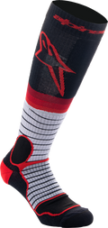 ALPINESTARS MX Pro Socks - Black/Red/Gray - Medium
