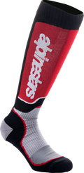 ALPINESTARS MX Plus Socks - Black/Red/Gray - Medium