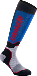 ALPINESTARS MX Plus Socks - Black/Red/White/Blue - Medium
