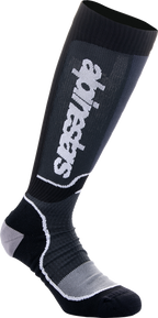 ALPINESTARS Youth MX Plus Socks - Black/White/Blue/Red - Medium/Large
