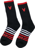 Thor Crew Socks - Black - Large/XL - 3 Pack