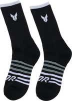 Thor Crew Socks - Black - Large/XL - 3 Pack