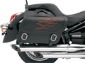 SADDLEMEN Flame Saddlebag - Orange - Large