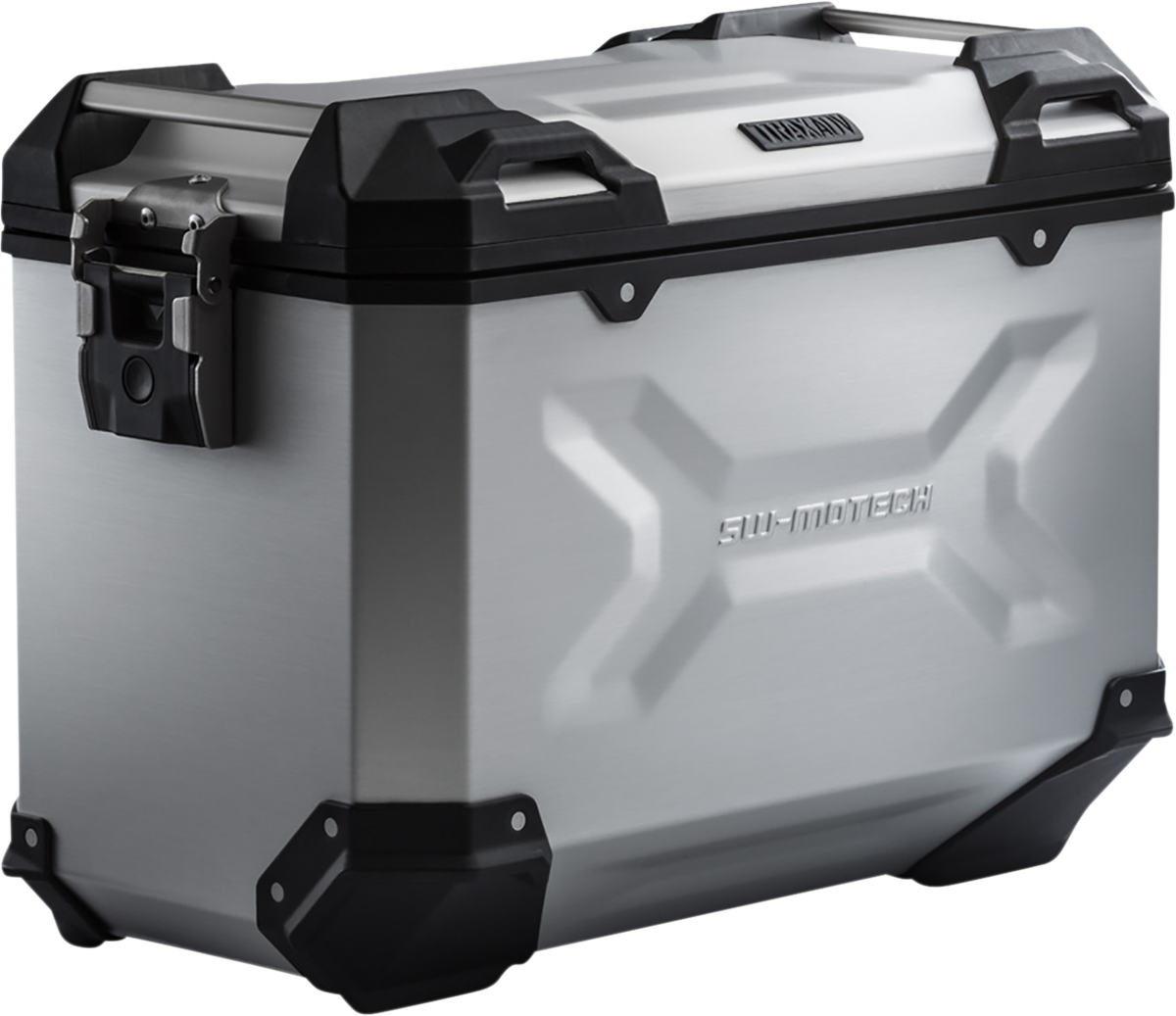 TRAX ADV Hard Case - 45 Liter - Silver - Left (1)