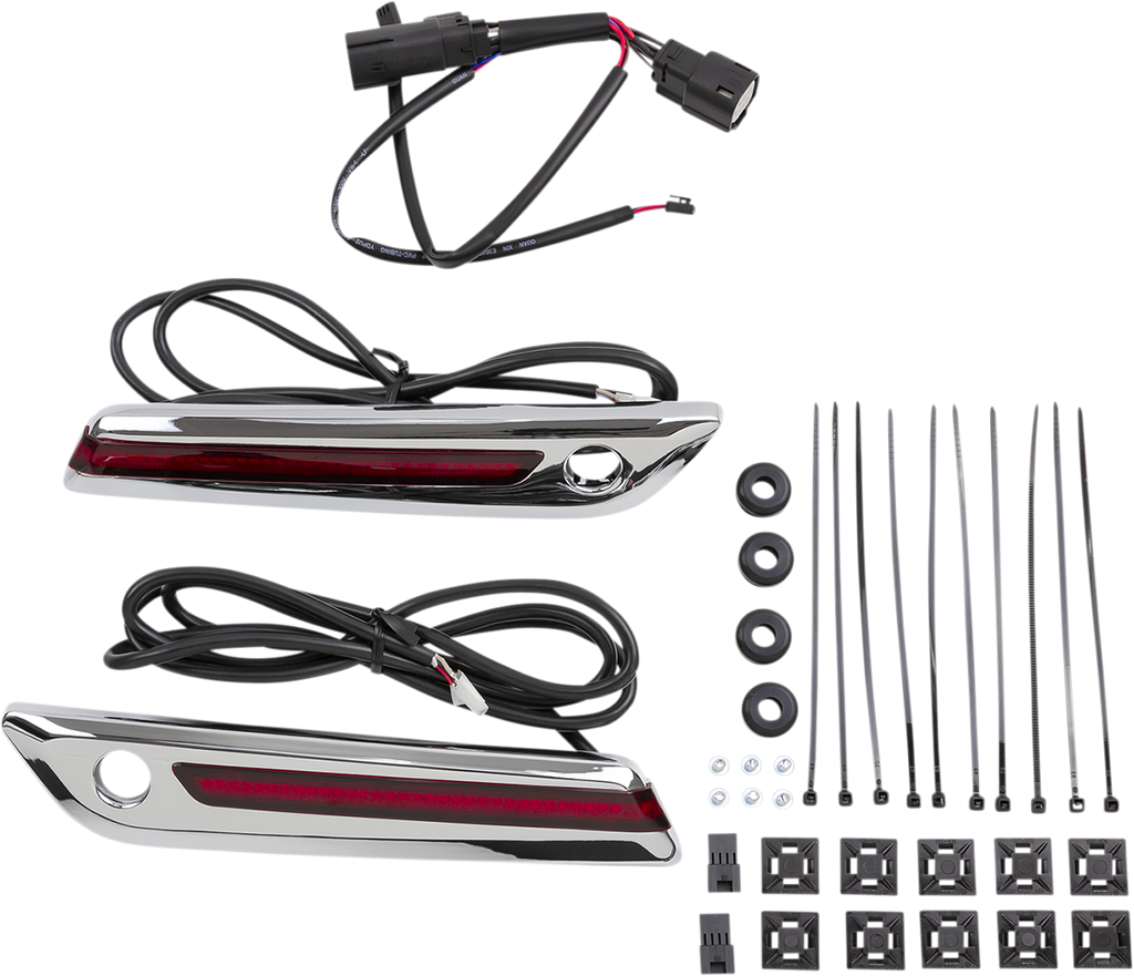 Ciro Cover Hnge - Red/Chrome