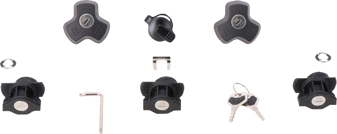 DUSC Lock Set - 3 Locks + 1 TRAX Lock Set + 2 Anti-theft Devices (1)