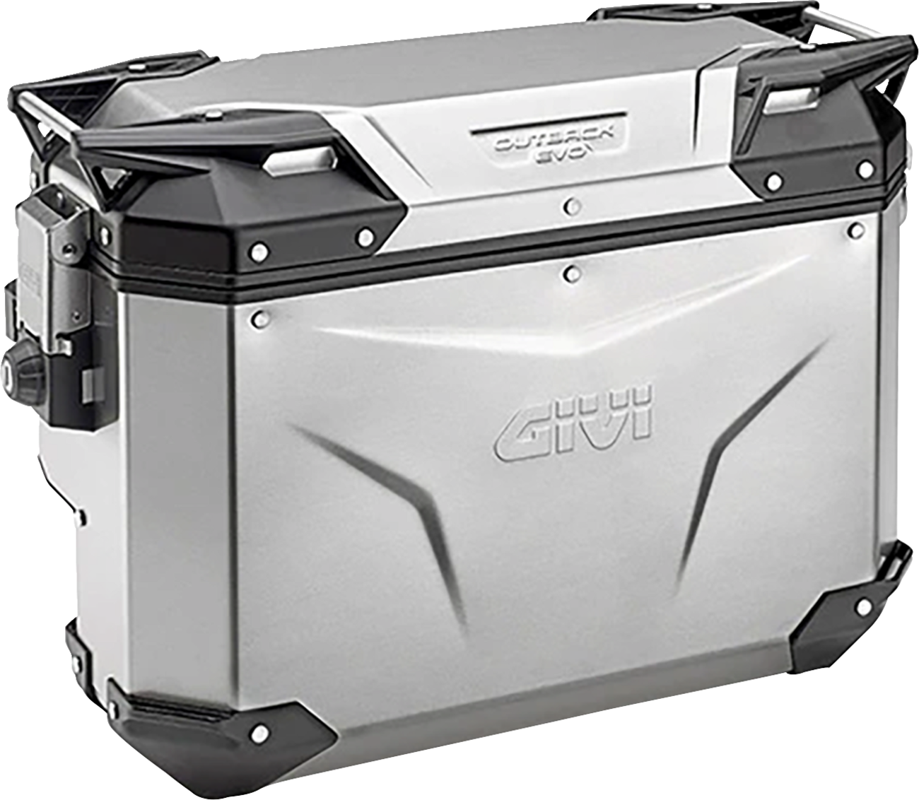 GIVI Outback Evo Side Case - Right - 33 Liter - Silver