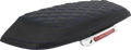 SADDLEMEN Saddlebag Lid Covers - Lattice - Blue Stitch - FLH/FLT '23-'25