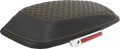 SADDLEMEN Saddlebag Lid Covers - Dragon Scale - Gold Stitch - FLH/FLT '14-'25