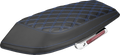 SADDLEMEN Saddlebag Lid Covers - Lattice - Carbon Fiber - Blue Stitch - FLH/FLT '23-'26