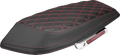 SADDLEMEN Saddlebag Lid Covers - Lattice - Carbon Fiber - Red Stitch - FLH/FLT '23-'26