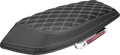 SADDLEMEN Saddlebag Lid Covers - Lattice - Carbon Fiber - White Stitch - FLH/FLT '23-'26