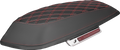 SADDLEMEN Saddlebag Lid Covers - Lattice - Carbon Fiber - Red Stitch - FLH/FLT '14-'24