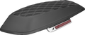 SADDLEMEN Saddlebag Lid Covers - Lattice - Carbon Fiber - Silver Stitch - FLH/FLT '14-'24