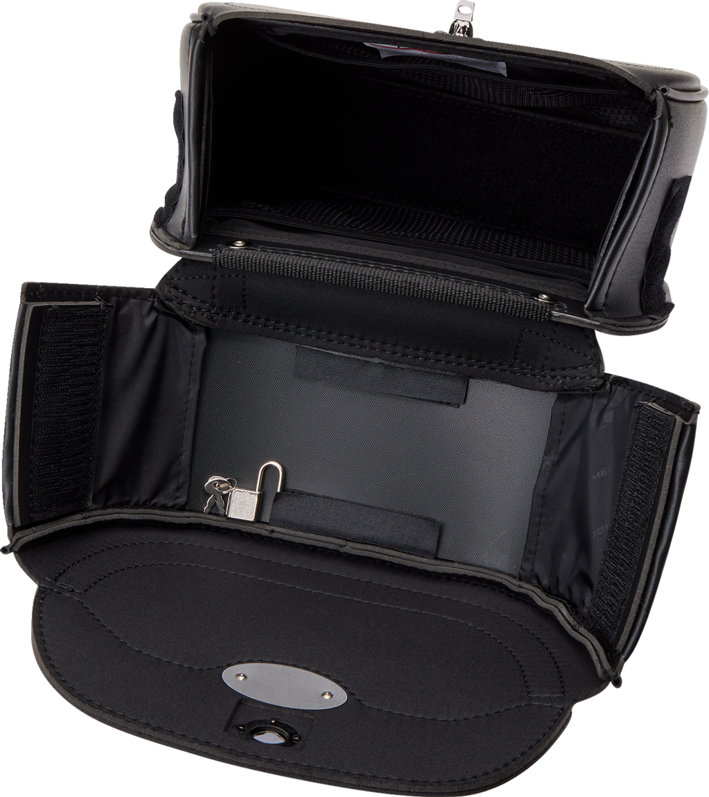 SADDLEMEN Large Cruis'n™ Sissy Bar Bag - Black