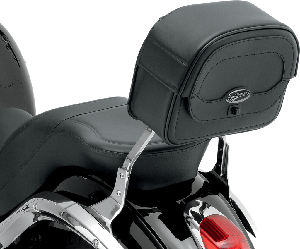 SADDLEMEN Large Cruis'n™ Sissy Bar Bag - Black