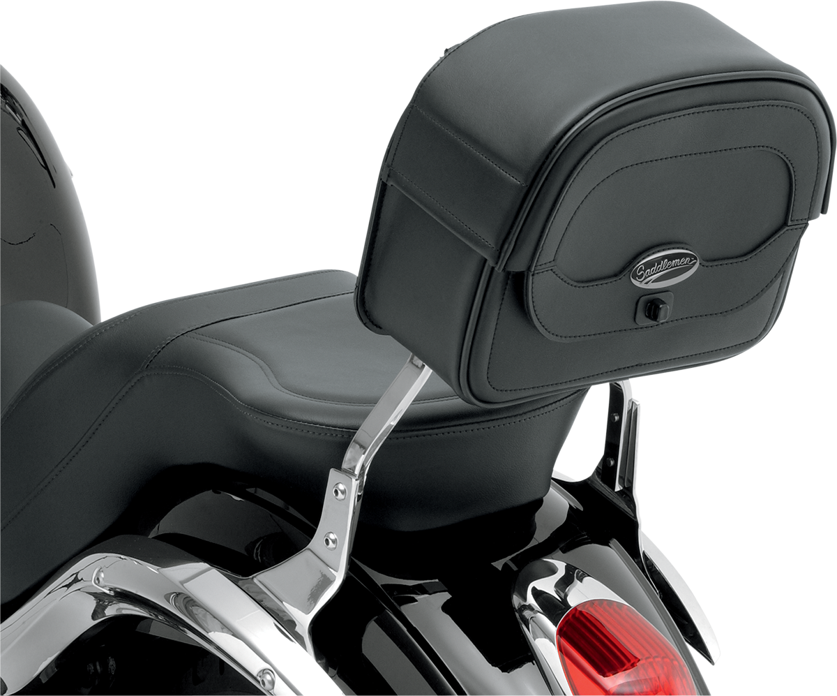 SADDLEMEN Large Cruis'n™ Sissy Bar Bag - Black