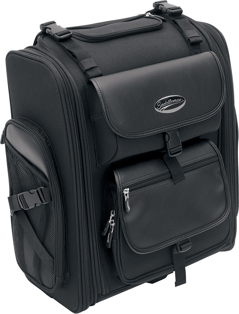SADDLEMEN S2200E Expandable Sissy Bar Bag
