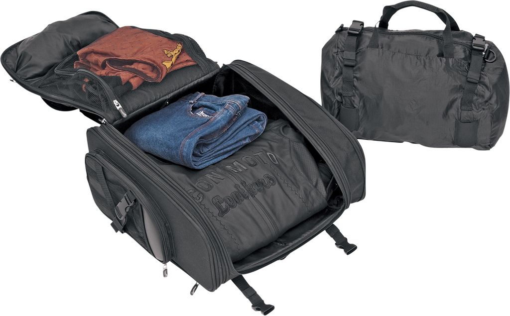 SADDLEMEN S2200E Expandable Sissy Bar Bag
