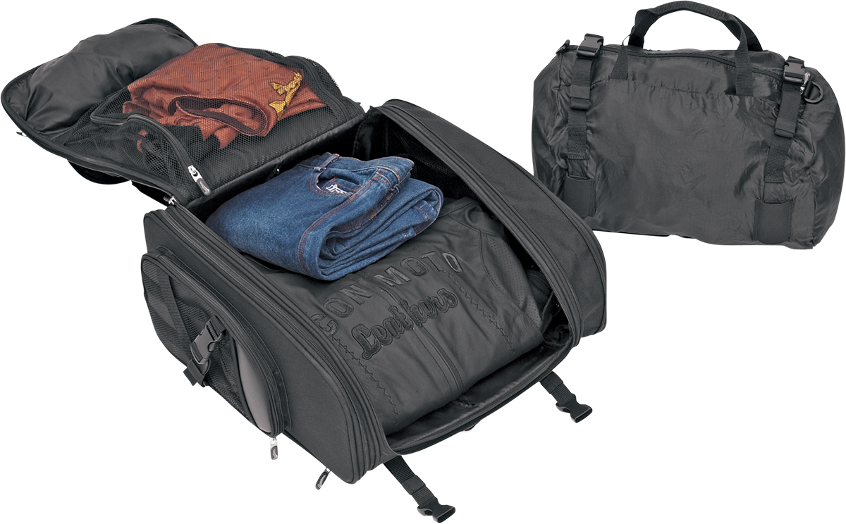 SADDLEMEN S2200E Expandable Sissy Bar Bag
