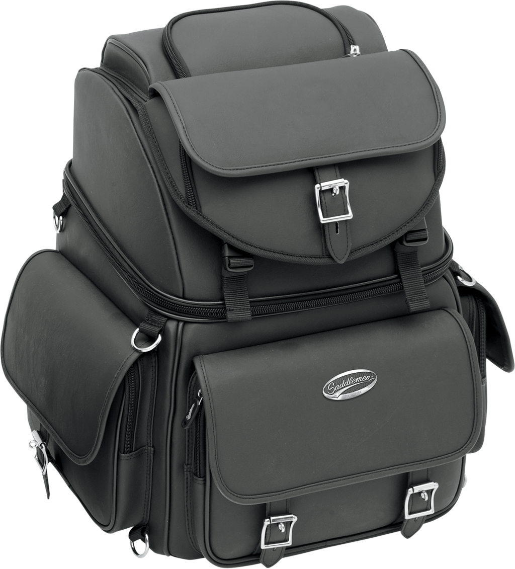 SADDLEMEN Sissy Bar Bag - Black