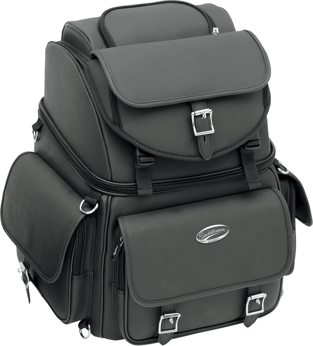 SADDLEMEN Sissy Bar Bag - Black