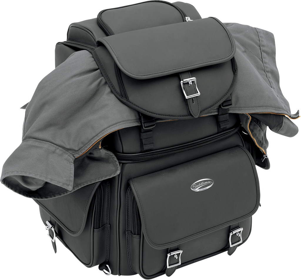SADDLEMEN Sissy Bar Bag - Black