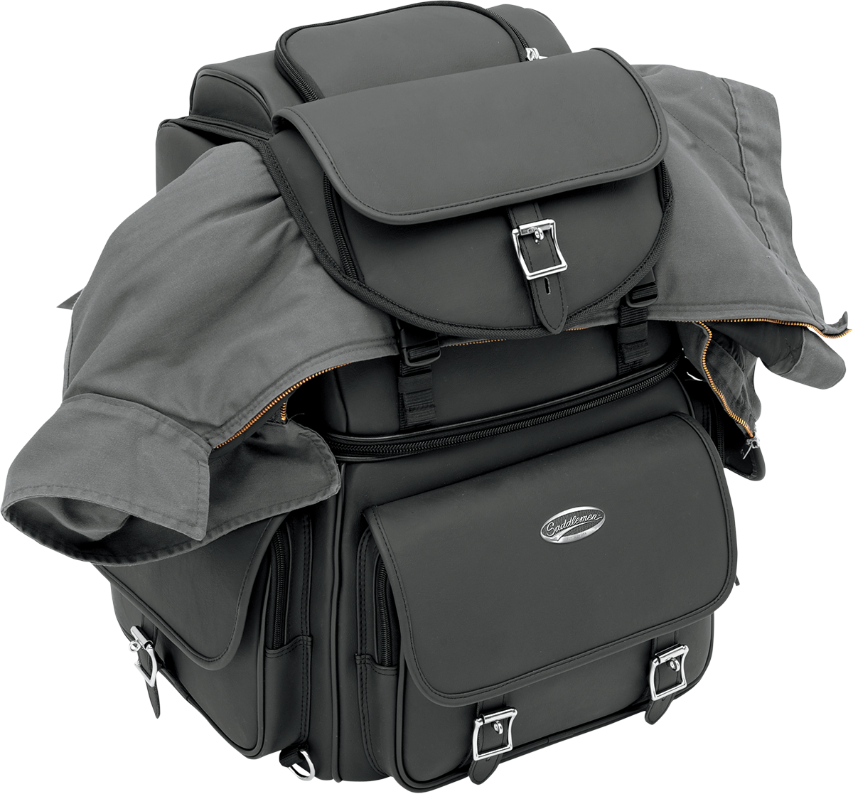 SADDLEMEN Sissy Bar Bag - Black