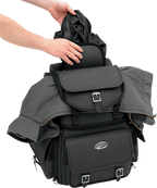 SADDLEMEN Sissy Bar Bag - Black