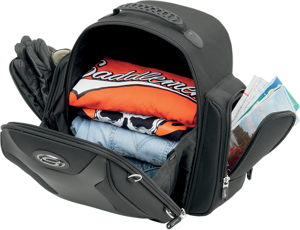 SADDLEMEN Sport Sissy Bar Bag - Black
