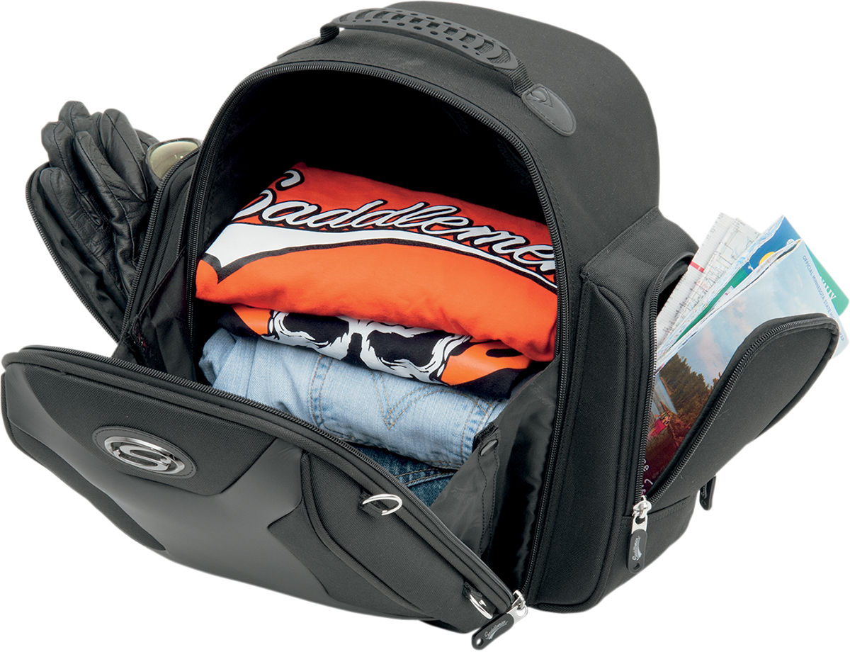 SADDLEMEN Sport Sissy Bar Bag - Black