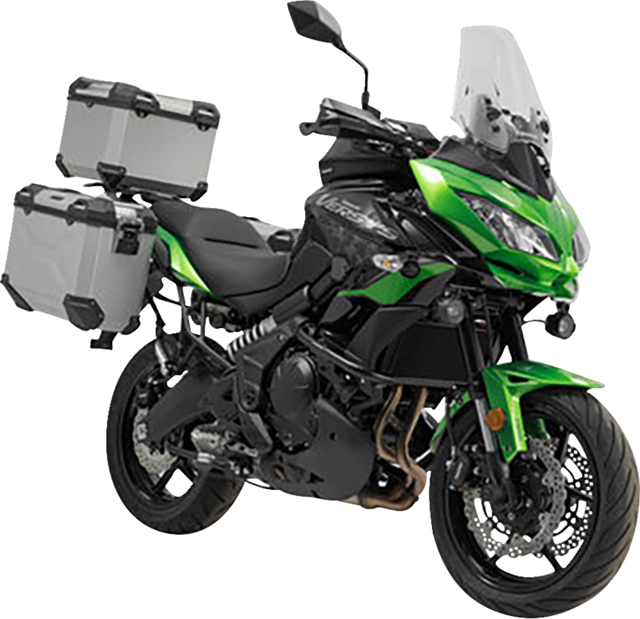 Adventure Luggage System - Silver - Kawasaki Versys 650 '14-'22 (1)