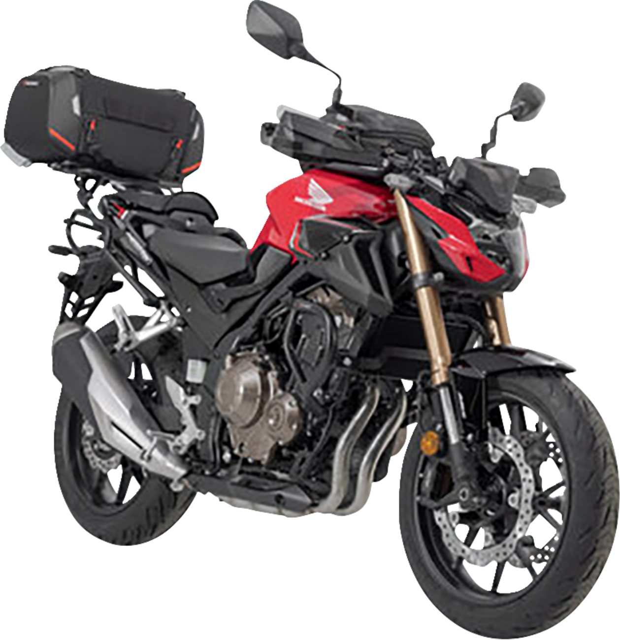 Rackpack Tail Bag System - Black - Honda CB500/CBR500 '18-'24 (1)